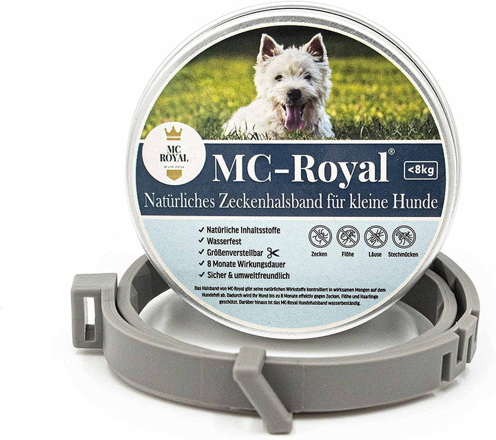 MC-Royal® Zeckenhalsband für kleine Hunde und Katzen