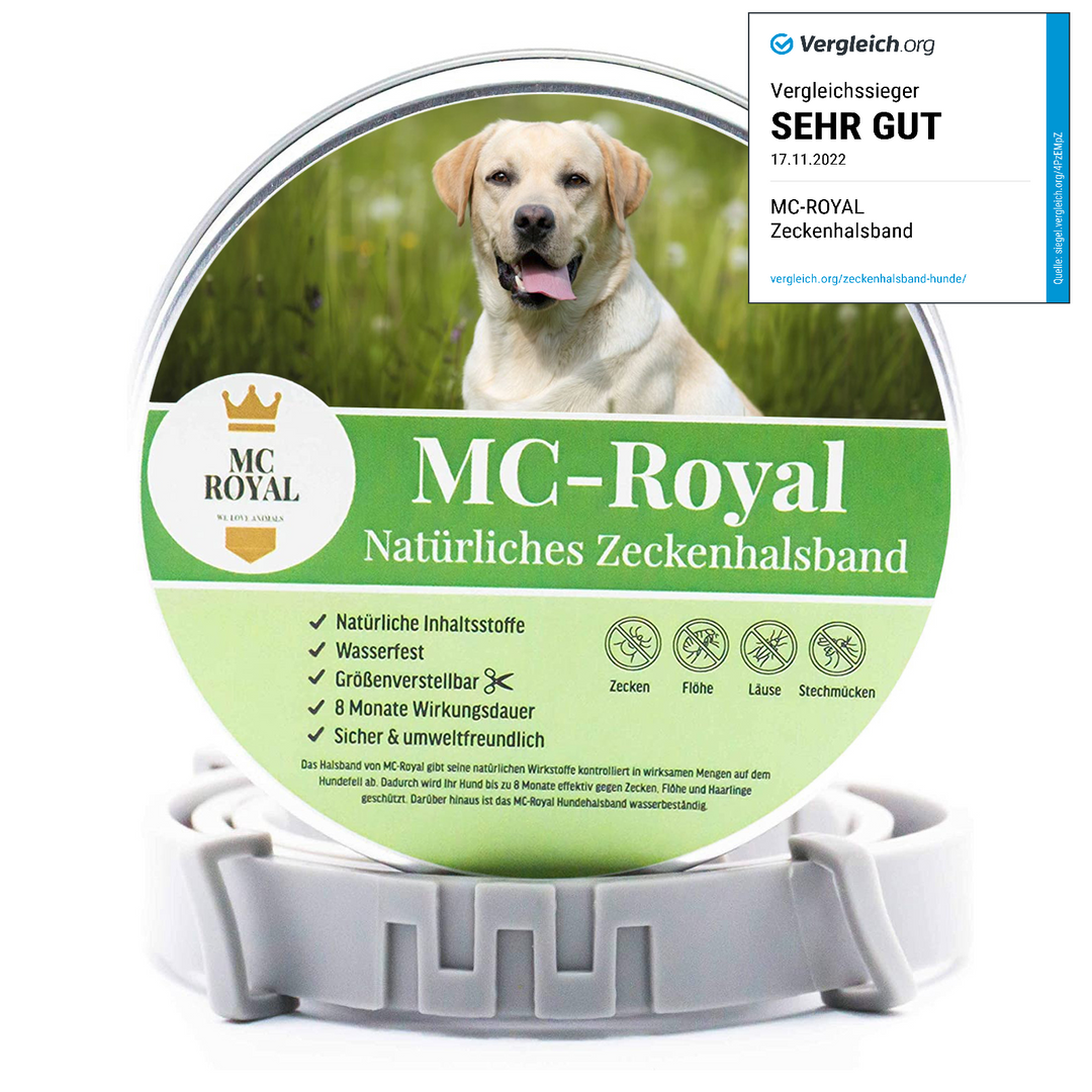 MC-Royal® Zeckenhalsband für Hunde und Katzen