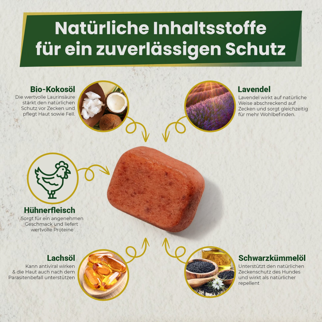 MC-Royal® Kautablette für Hunde gegen Zecken & Flöhe