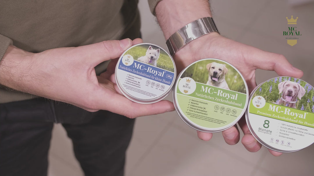 MC-Royal® Zeckenhalsband für kleine Hunde und Katzen