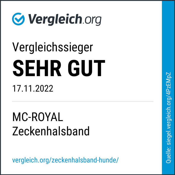 MC-Royal® Zeckenhalsband für Hunde und Katzen